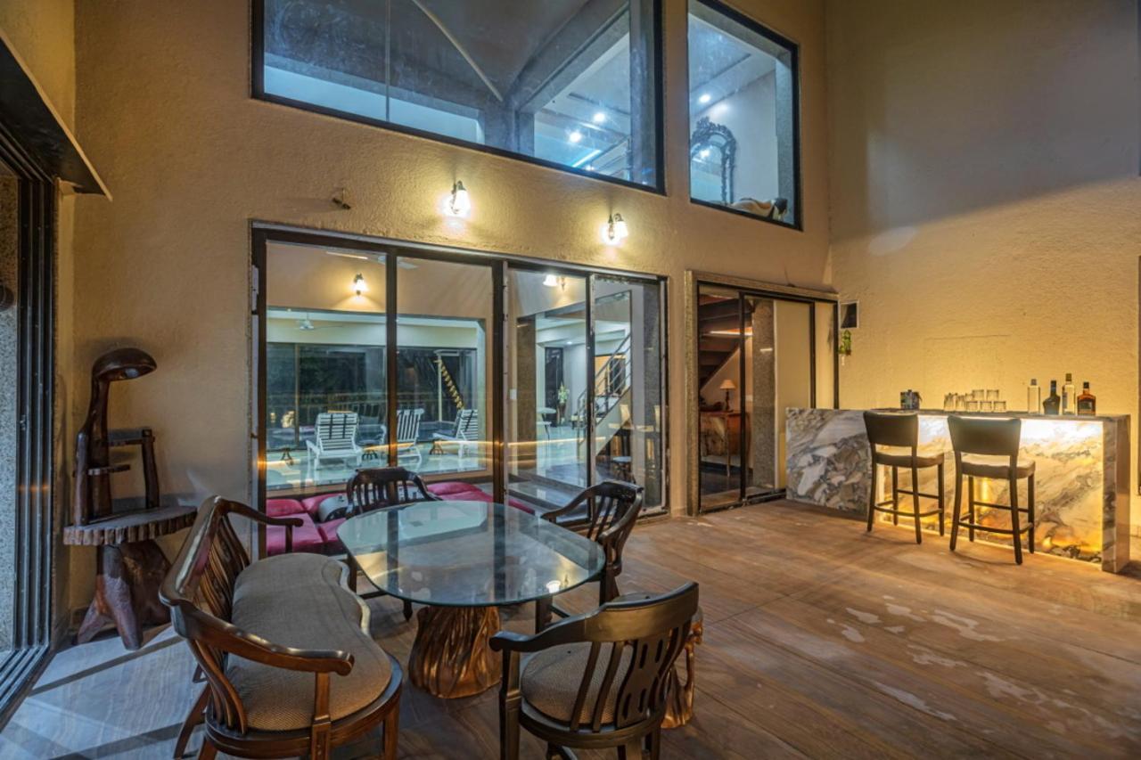 Saffronstays Aura, Alibaug - Luxury Pool Villa With A Game Room And Spacious Lawn Alībāg Exterior foto